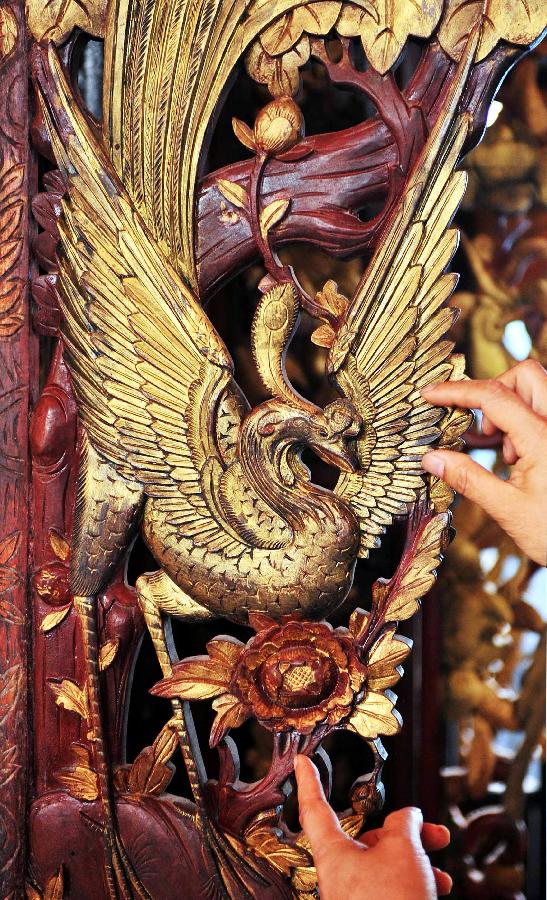 CHINA-HUNAN-CHANGSHA-CARVED BEDS-EXHIBITION (CN)